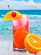 Das Refreshing tropical drink Wallpaper 132x176