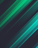 Screenshot №1 pro téma Green And Blue Stripes 128x160