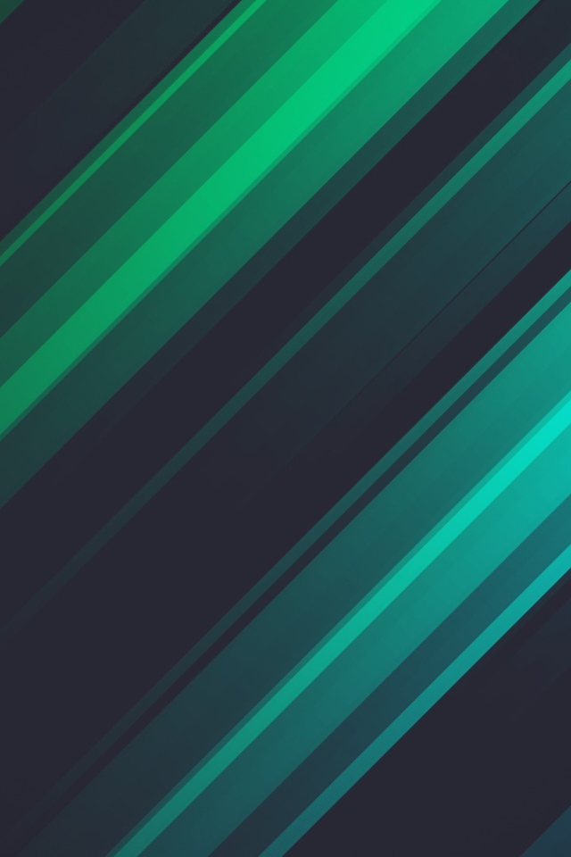 Das Green And Blue Stripes Wallpaper 640x960