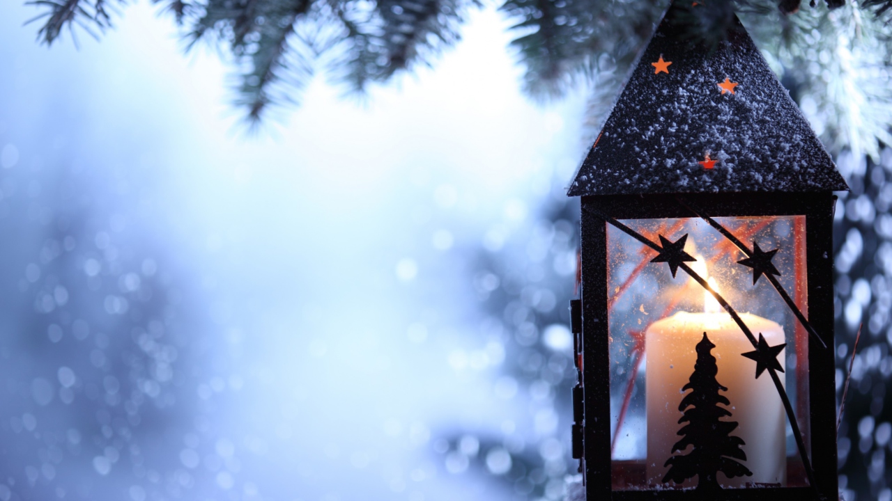 Christmas Lantern wallpaper 1280x720