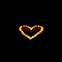 Candle Heart wallpaper 128x128
