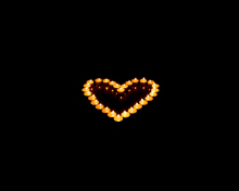 Candle Heart wallpaper 220x176