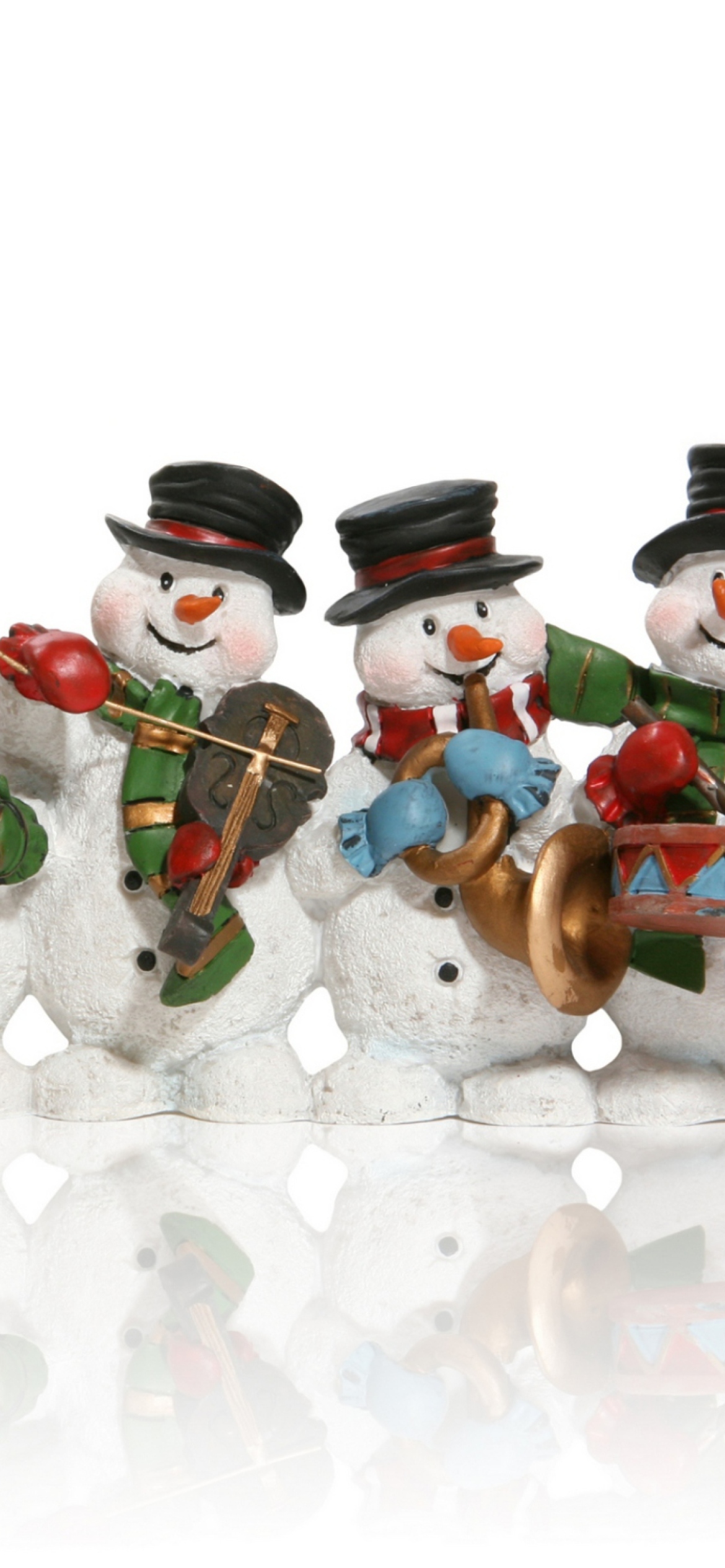 Christmas Snowmans wallpaper 1170x2532