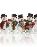 Sfondi Christmas Snowmans 128x160