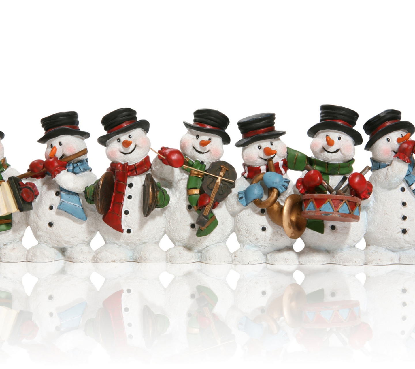 Screenshot №1 pro téma Christmas Snowmans 1440x1280