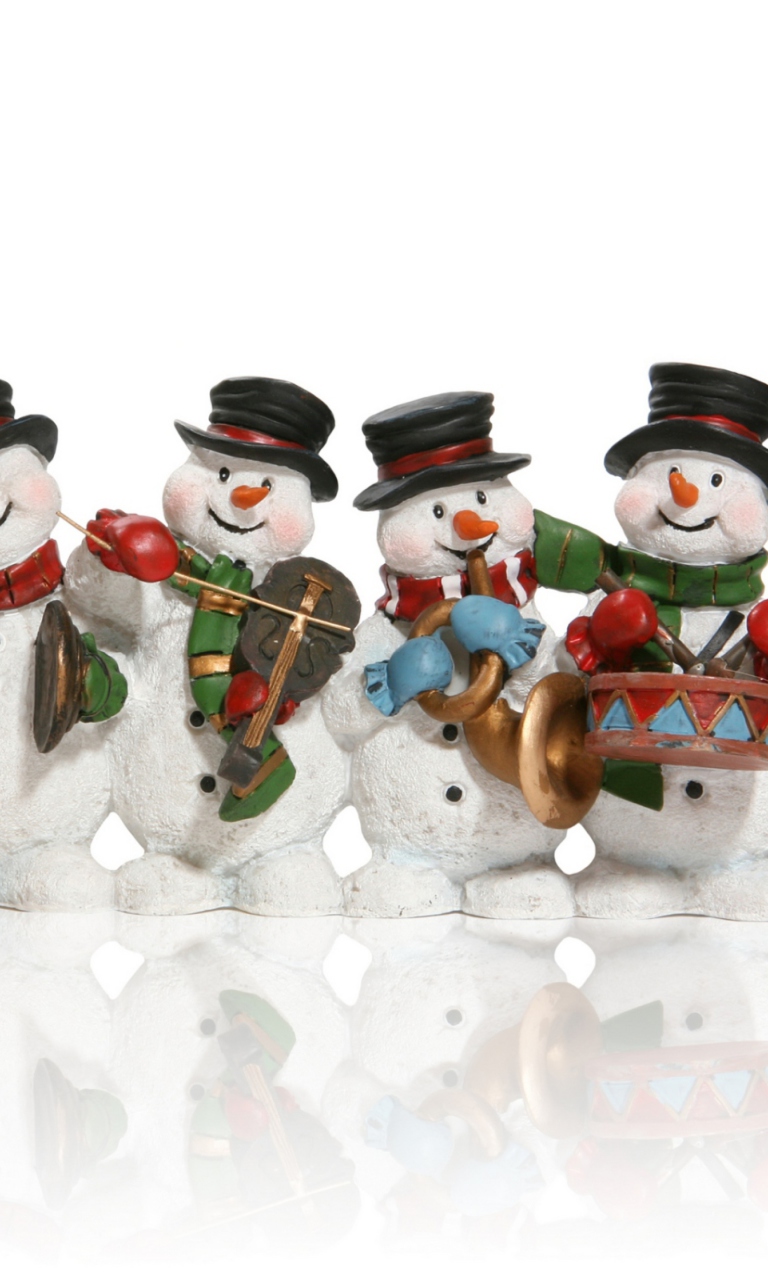 Sfondi Christmas Snowmans 768x1280