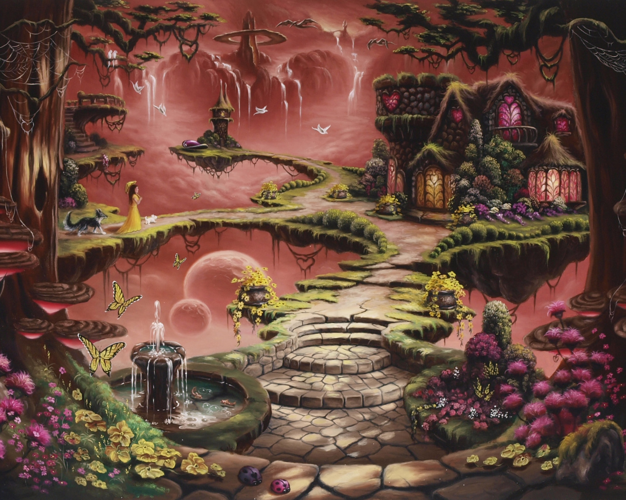 Fondo de pantalla Fantasy Land Art 1280x1024