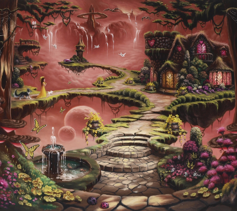 Fondo de pantalla Fantasy Land Art 960x854