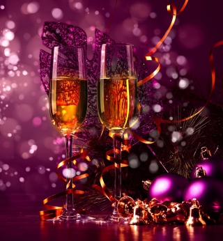 New Year's Champagne sfondi gratuiti per iPad mini