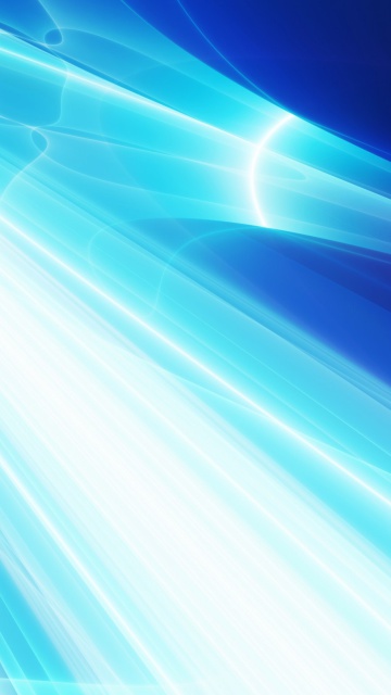 Blue Light Lines wallpaper 360x640