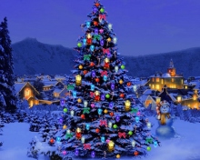 Fondo de pantalla Christmas Tree 220x176