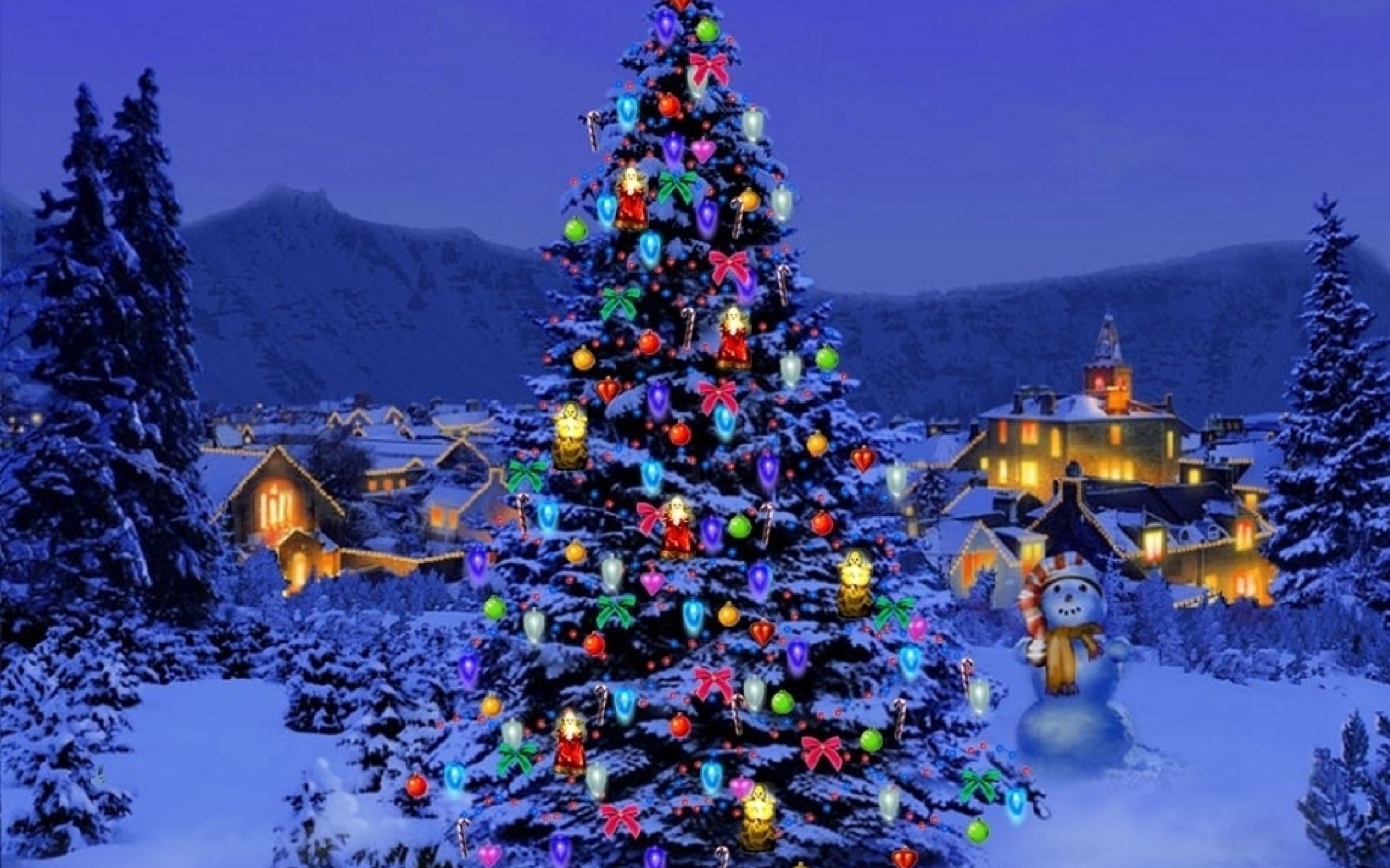 Обои Christmas Tree 2560x1600