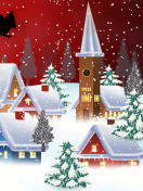 Fondo de pantalla Homemade Christmas Card 132x176