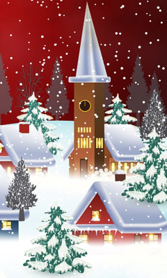 Fondo de pantalla Homemade Christmas Card 240x400