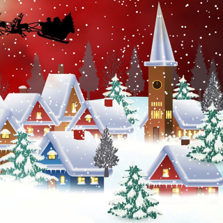 Kostenloses Homemade Christmas Card Wallpaper für iPad 3