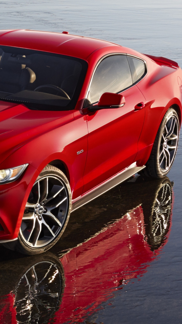 2015 Ford Mustang wallpaper 640x1136