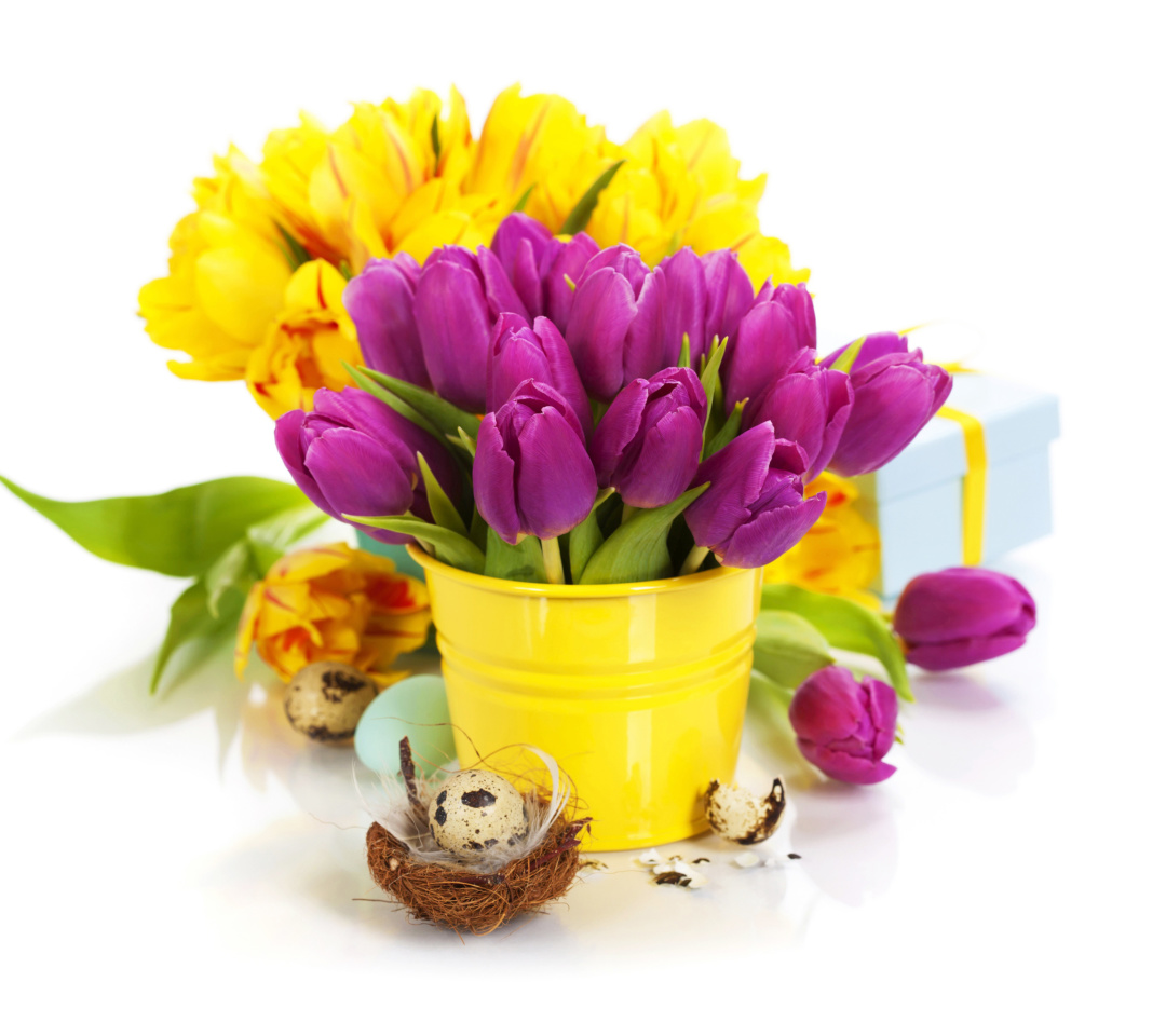 Fondo de pantalla Spring Easter Flowers 1080x960