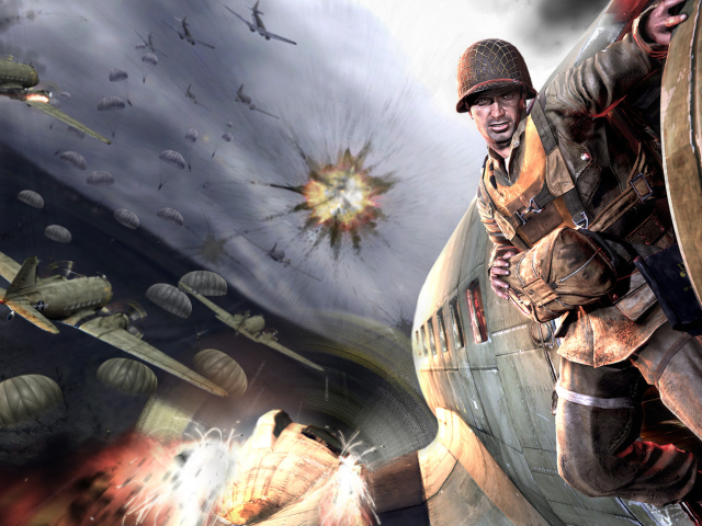 Screenshot №1 pro téma Medal Of Honor Airborne 640x480