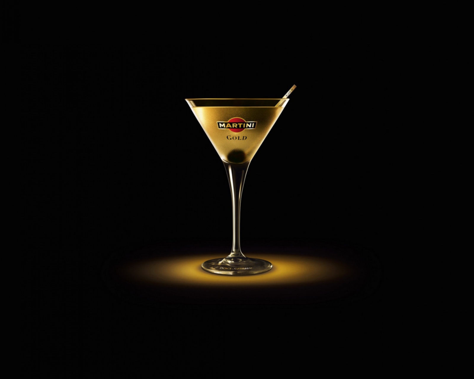 Das Martini Gold Finger Wallpaper 1600x1280