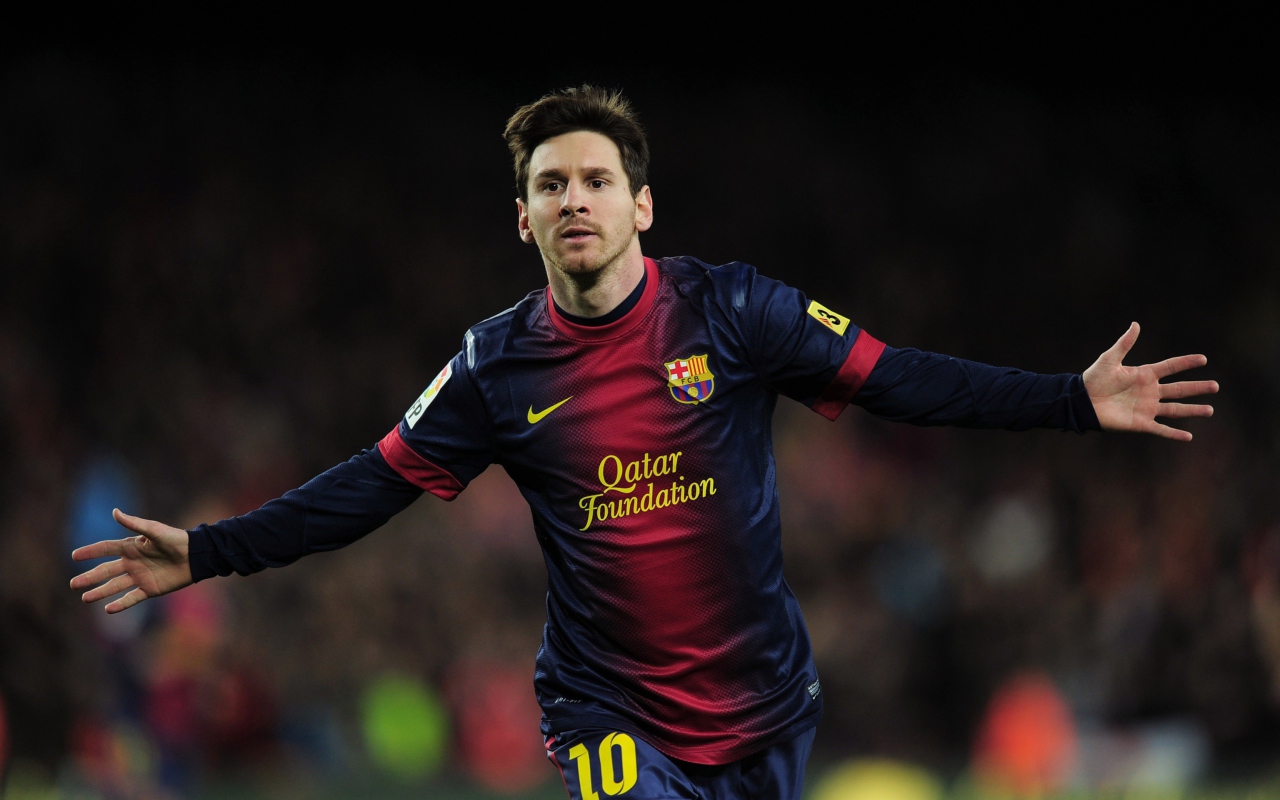 Lionel Messi Barcelona wallpaper 1280x800