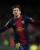 Обои Lionel Messi Barcelona 128x160
