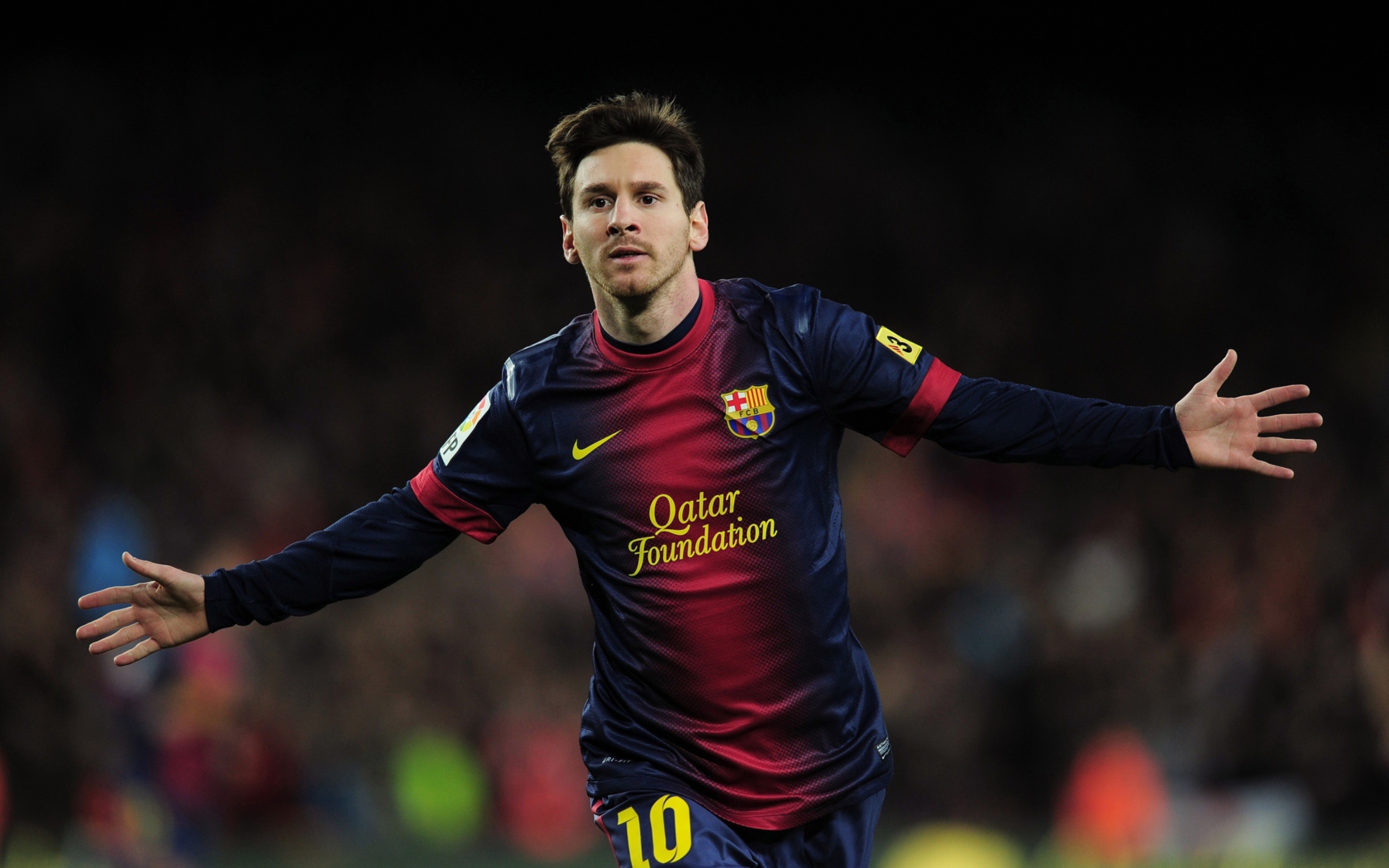 Das Lionel Messi Barcelona Wallpaper 1680x1050