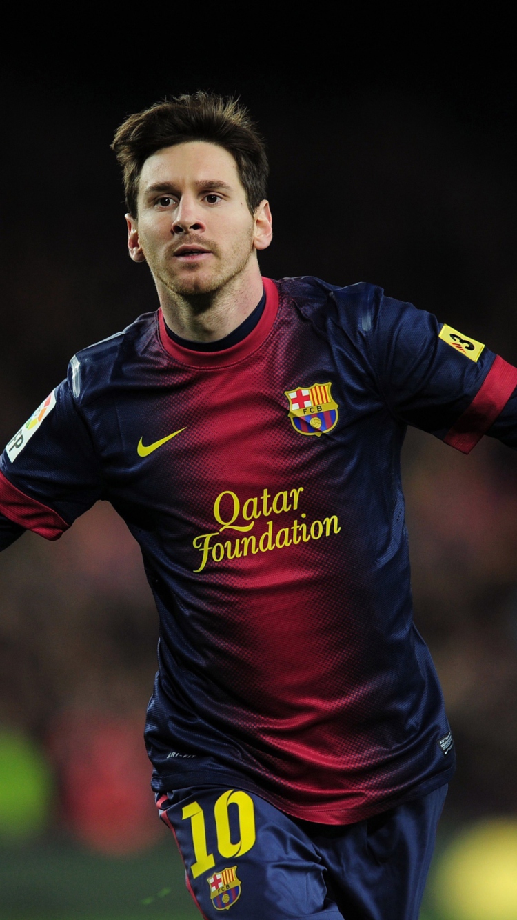 Das Lionel Messi Barcelona Wallpaper 750x1334