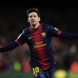Lionel Messi Barcelona - Obrázkek zdarma pro 208x208