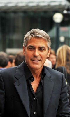 Sfondi George Timothy Clooney 240x400