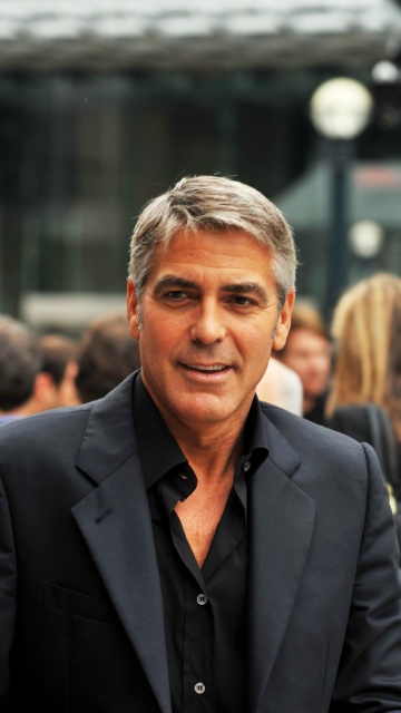 Fondo de pantalla George Timothy Clooney 360x640