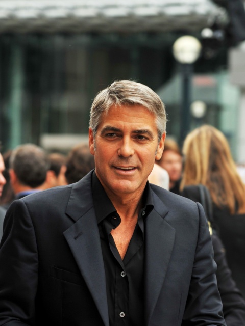 Fondo de pantalla George Timothy Clooney 480x640