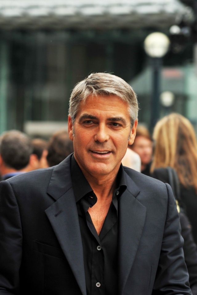 Fondo de pantalla George Timothy Clooney 640x960