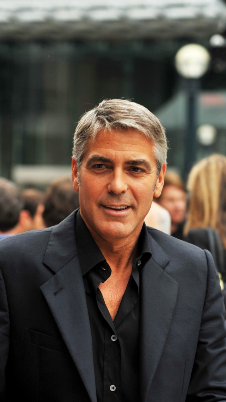 Fondo de pantalla George Timothy Clooney 750x1334