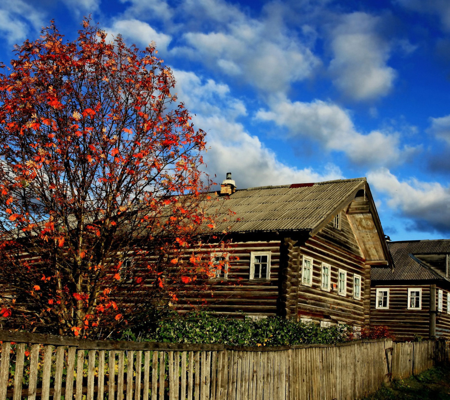 Fondo de pantalla Village house design 1440x1280