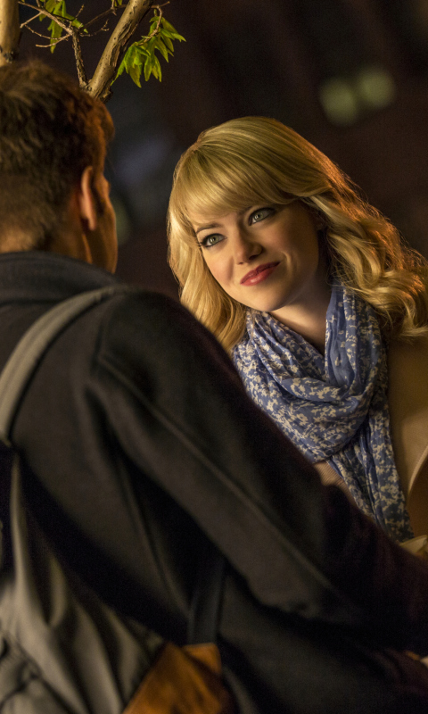 Screenshot №1 pro téma Emma Stone In New Spiderman 480x800