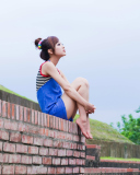 Sfondi Cute Asian Girl 128x160