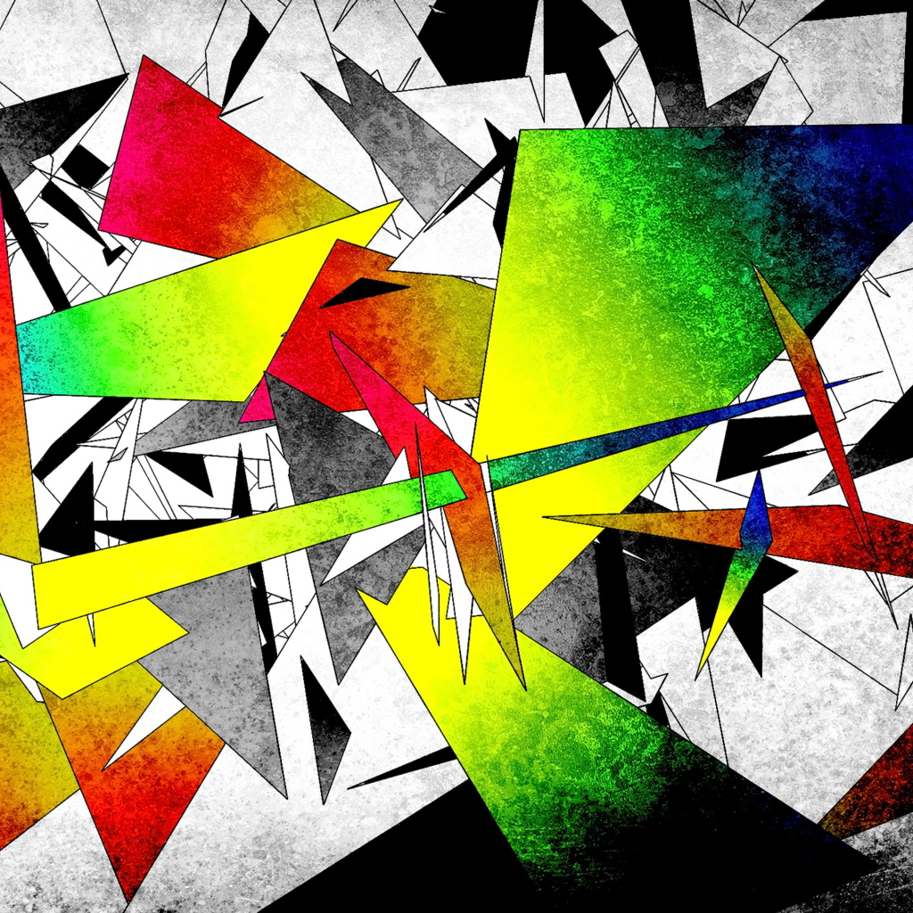 Das Colorful Abstract Wallpaper 1024x1024