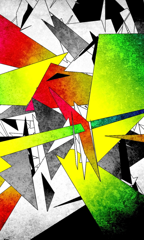 Colorful Abstract wallpaper 480x800