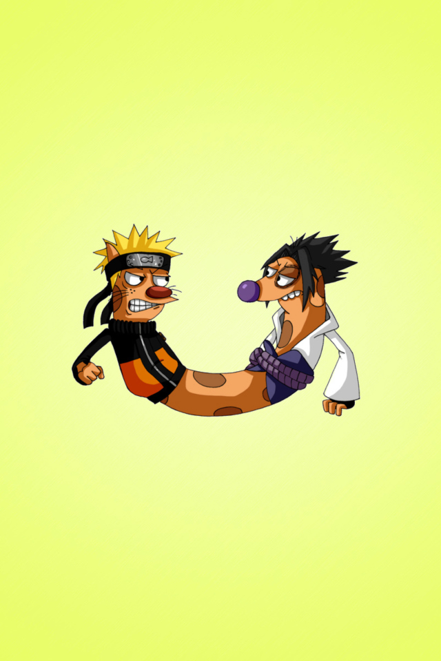 Das CatDog Naruto Wallpaper 640x960