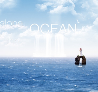 Kostenloses Alone In The Ocean Wallpaper für iPad 3