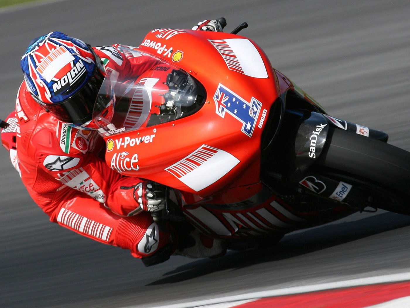 Fondo de pantalla Casey Stoner HD 1400x1050