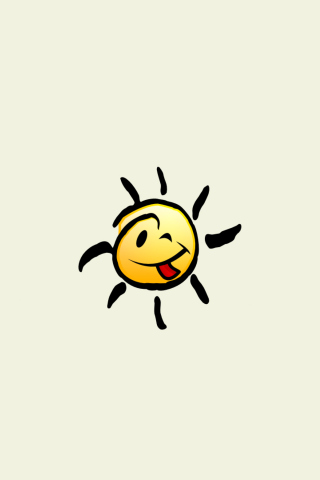 Sfondi Funny Sun 320x480