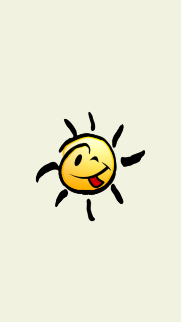 Das Funny Sun Wallpaper 360x640