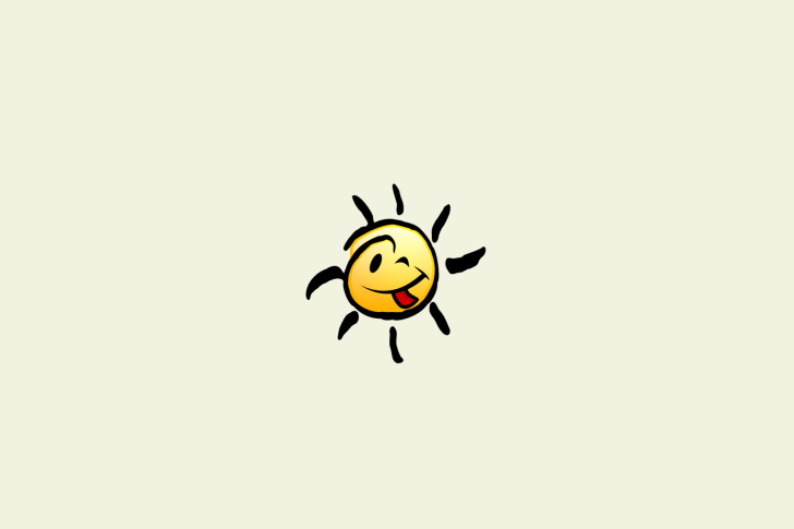 Funny Sun wallpaper