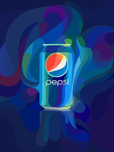 Обои Pepsi Design 480x640