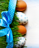 Easter Eggs Polka Dot wallpaper 128x160