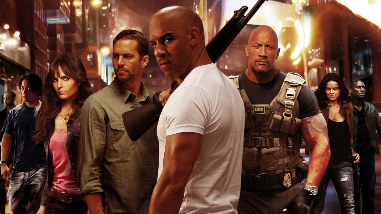 Fondo de pantalla Fast & Furious 6, Vin Diesel 1280x720