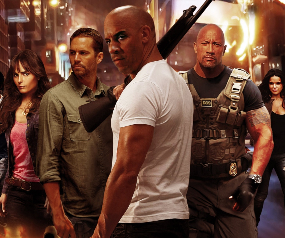 Sfondi Fast & Furious 6, Vin Diesel 960x800