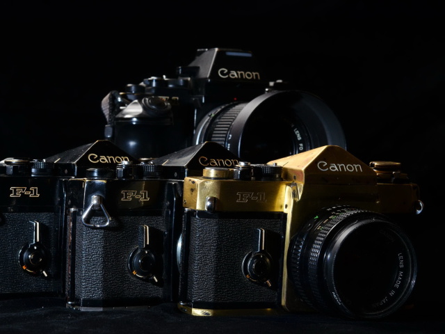 Das Canon F1 Reflex Camera Wallpaper 640x480