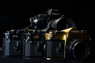 Canon F1 Reflex Camera papel de parede para celular 